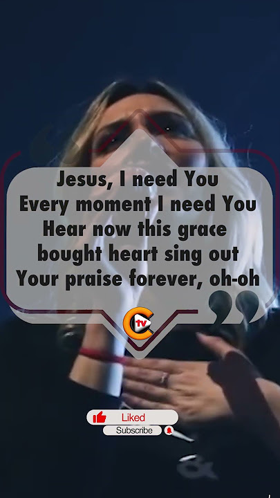 Jesus I Need You   Hillsong Worship #shorts #worshipsong #christianmusic #hillsong #viralshorts