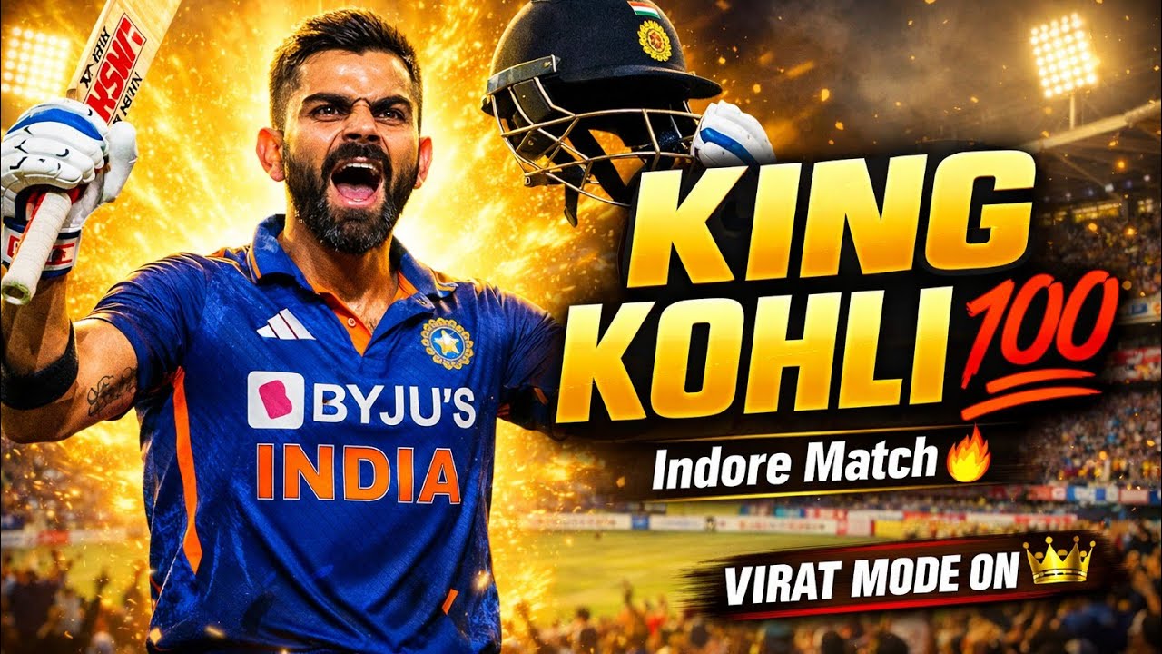 Virat Kohli 💯🔥 | Indore में विराट का शतक | Indian Cricket Team Pride 🇮🇳