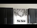 HOME MAKEOVER SERIES - DIY KITCHEN CURTAIN IDEAS - USING REGULAR CURTAINS