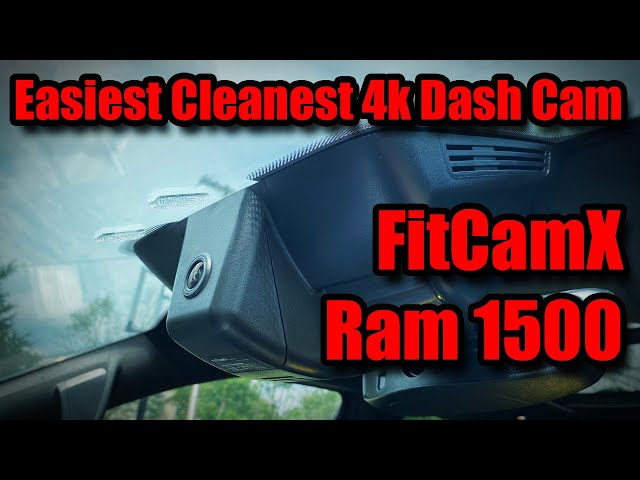 FITCAMX Dash Cam for 2019 - 2023 RAM 1500 2500 3500