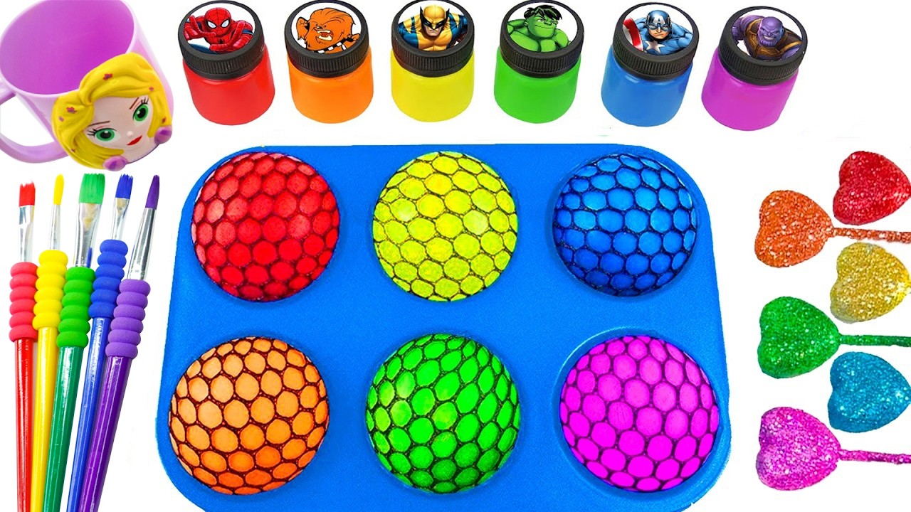 Satisfying Video l DIY How To Make Rainbow Frozen Toys Sprunki Slime & Candy Cookies & Lolipops ASMR