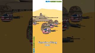 USA vs Iraq #countryballs #shorts #usa