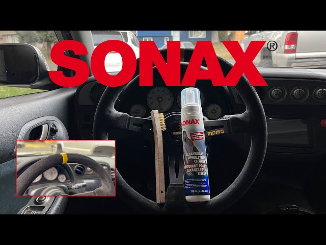 HOW TO CLEAN ALCANTARA - M-Performance steering wheel - Sonax