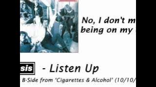 Oasis - Listen Up [HQ Audio   Lyrics]