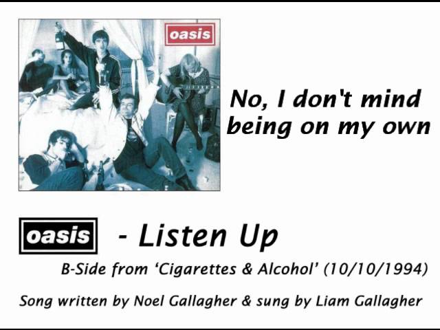 Oasis - Listen Up [HQ Audio + Lyrics] class=