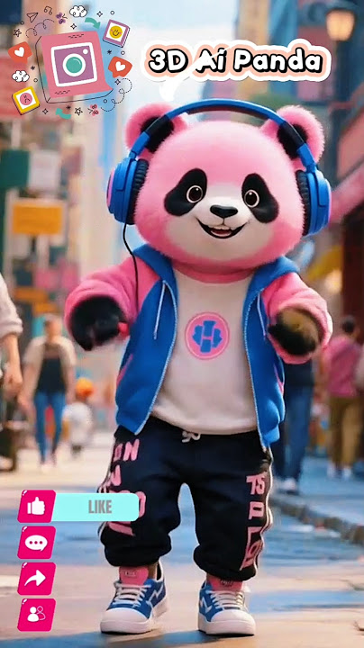 Dancing Happy Cute Panda 🐼 #shorts #fyp #viral #dance #funny #animation