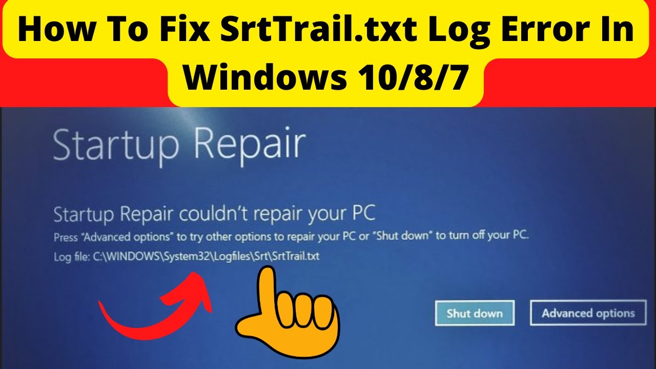 Srttrail txt windows 10
