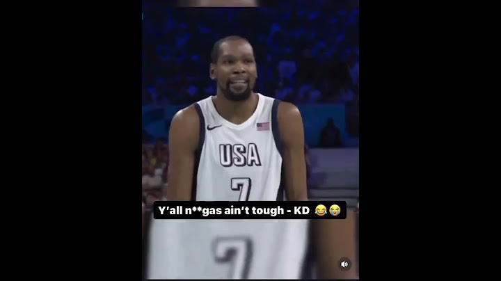Kevin Durant gets disrespectful at the Olympics with South Sudan: "Y'all n----s ain't tough.." 😂..