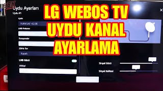 LG WEBOS TELEVİZYONLARINDA UYDU KURULUMU VE KANAL SIRALAMA AYARLARI ( diseqc)