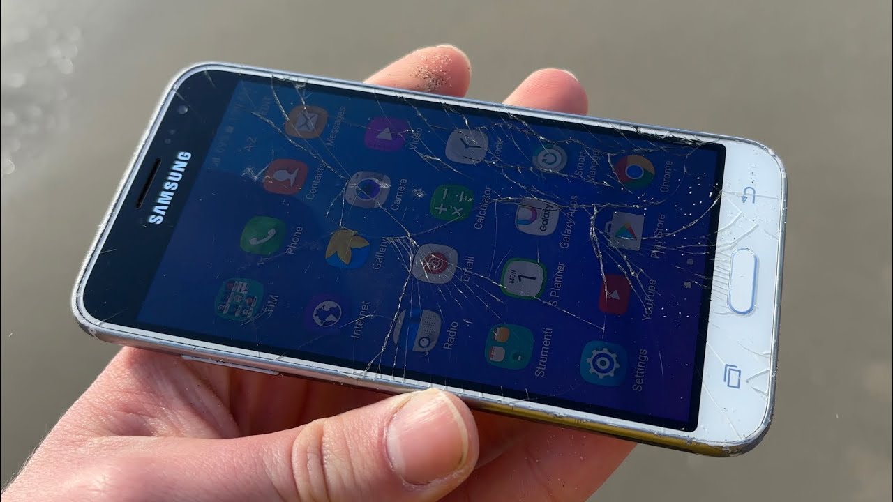 Samsung phone destruction