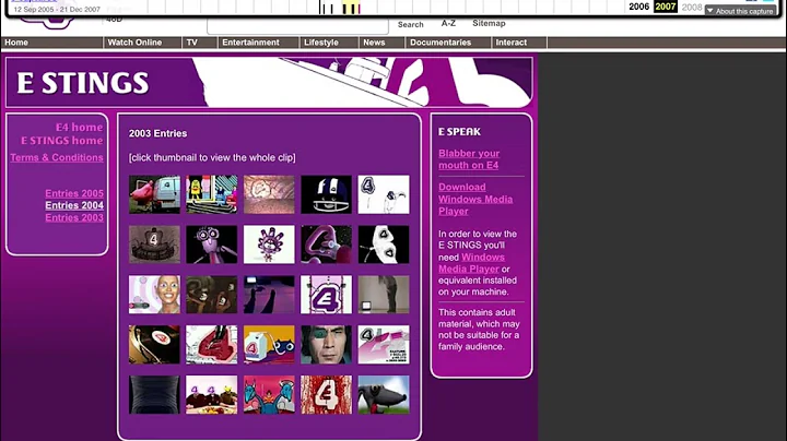 E4 estings from 2003 2004 & 2005 (go find them)