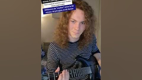 Difference of moods between Minor, Phrygian and Dorian modes in E