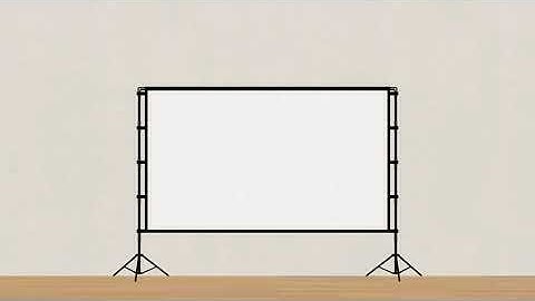 Leltcc High Contrast Matte Wide-Angle Screen Projector Screen