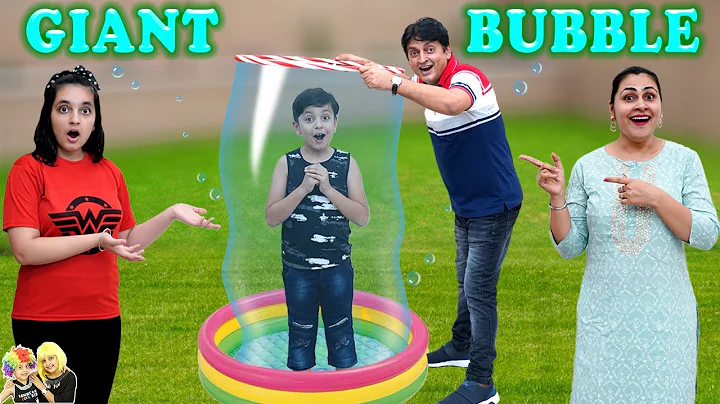 Amazing DIY Soap Bubble Game with Family