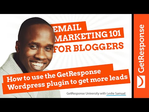 How to use the GetResponse WordPress plugin to get more leads | Email Marketing 101 for Bloggers