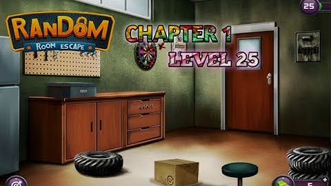 Random room escape - Door Exit  (chapter 1) level 25 walkthrough gameplay র্যান্ডম রুম এস্কেপ গেম