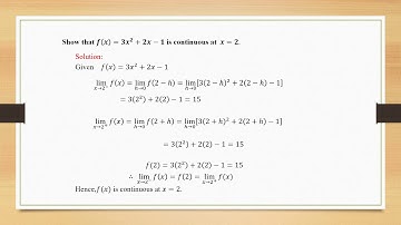 UNIT II Differential Calculus   Continuous & Discontinuous functions -  II