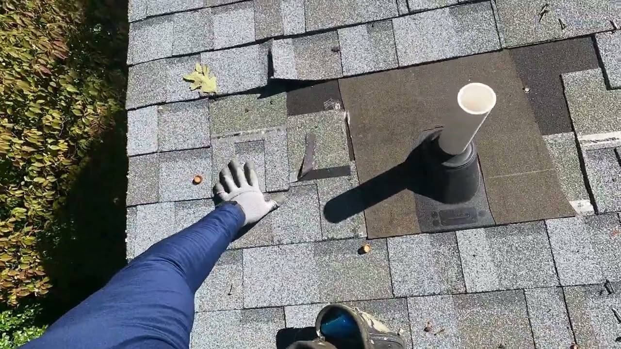 Plumbers make everything Hard. How to install a pipe boot after the roof/ SOUNDS OF THE ROOF