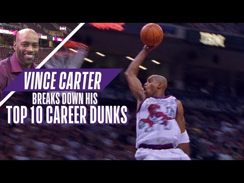 Vince Carter Ranks His Top 10 Career NBA Dunks!