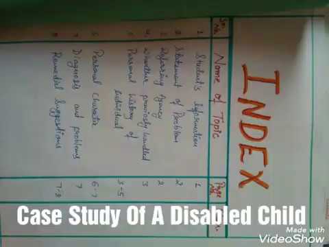 case study disability child