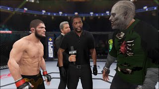 Khabib vs. Zombie Attack - EA Sports UFC 4 - Eagle Fights 🦅
