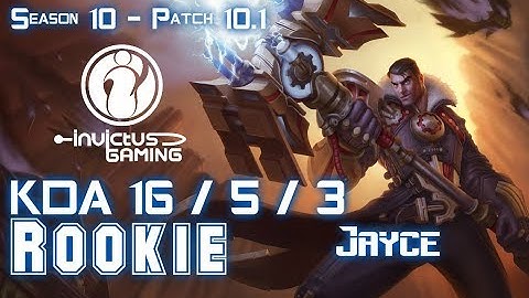 IG Rookie JAYCE vs LUCIAN Mid - Patch 10.1 KR Ranked