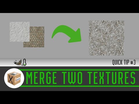 Merge textures in GIMP