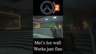 Mei's ice wall works just fine