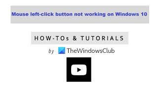 left button on laptop not working left button on laptop not working