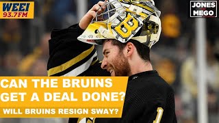 Will the Bruins extend Jeremy Swayman after an impressive postseason? || Jones & Mego