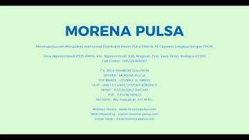 Cara Membuat Website Blog Promosi Morena Pulsa