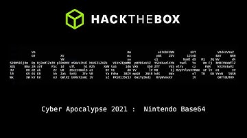 HTB Cyber Apocalypse 2021 CTF | Cryptography | Nintendo Base64