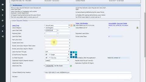 How To Request a Leave in ResourcePlus HRMS application?