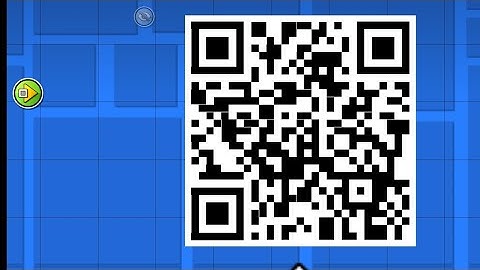 QR code in geometry dash level!!! (don