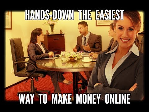 Hands-Down The EASIEST Way To Make Money Online