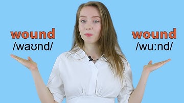 Wound vs Wound | Learn English Heteronyms | Vocabulary Listening + Pronunciation Check