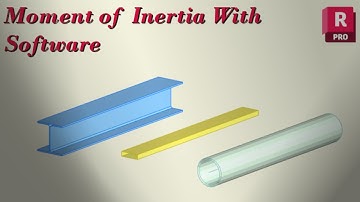 How to get Moment of Inertia using software: Robot Structural Analysis
