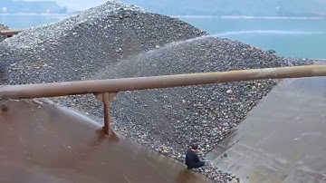 Unloading 3,500 tons of cobblestones opening the first planks. Part 2 ~ Relaxing