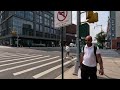 Walking down Atlantic Avenue, New York City