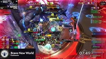Brave New World Mythic Raszageth Kill 26th March 2023 - Brewmaster Monk POV