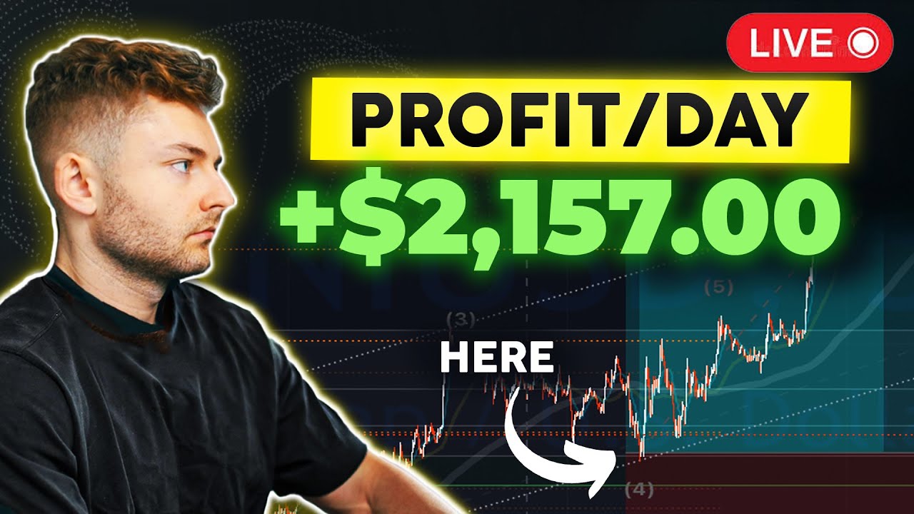 LIVE TRADING CRYPTO - How To Make $2,517 In A Day [100x Strategy]