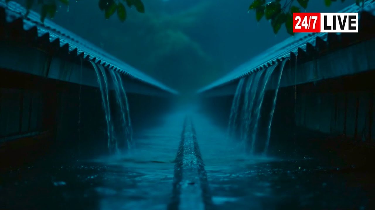 Barulho de Chuva para Dormir Profundamente ⛈ Som de Chuva e Trovões à Noite #4 Nature White Noise