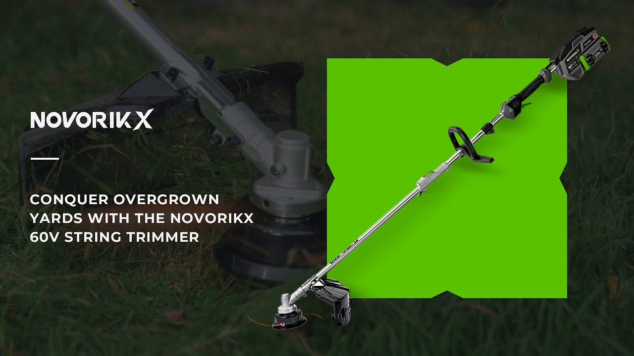 Conquer Overgrown Yards with the NovorikX 60V Cordless String Trimmer ...