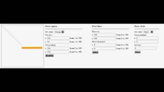 HTML5 canvas and JavaScript draw squares, lines , circles sample v2