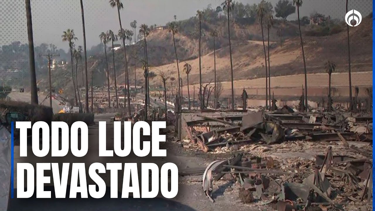 California: Así luce la devastación que dejaron incendios en Pacific Palisades