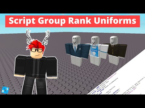 Roblox Scripting Tutorial How To Script Group Rank Uniforms Youtube - roblox clan uniform template