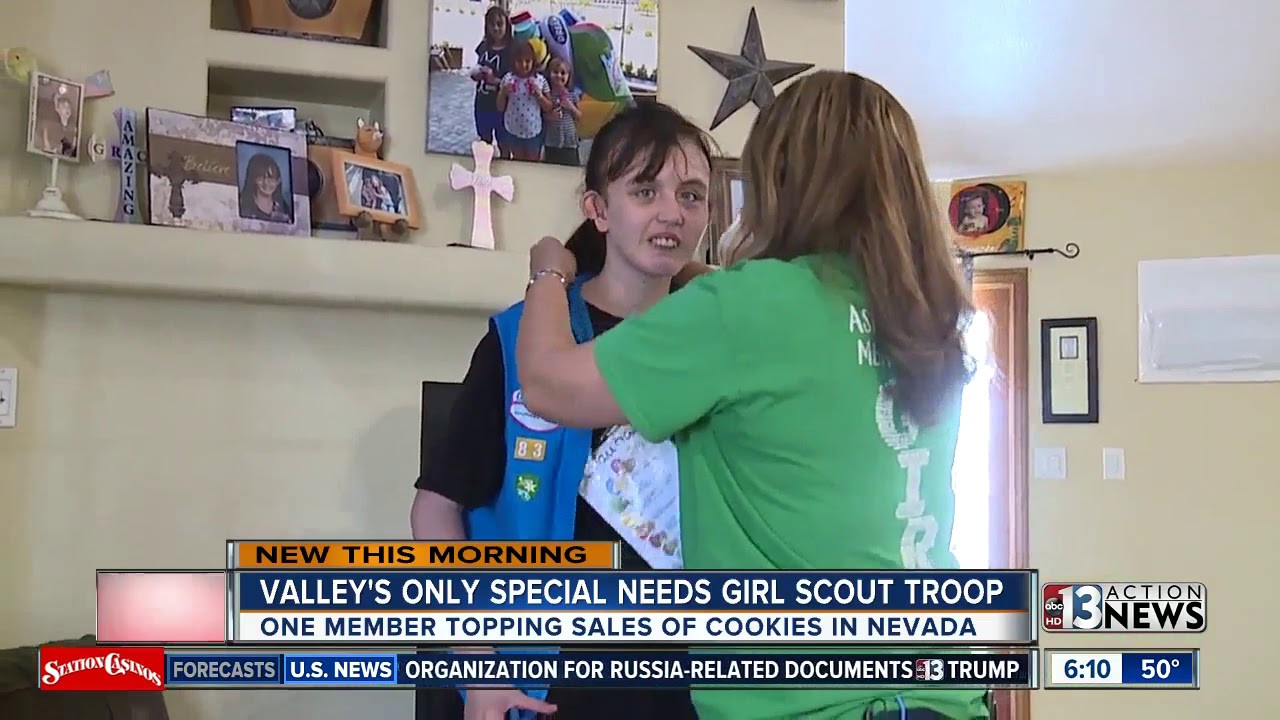 Special needs Girl Scout troop in Southern Nevada YouTube