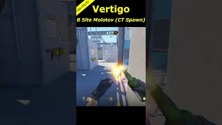 Vertigo // B Site Molotov From CT Spawn