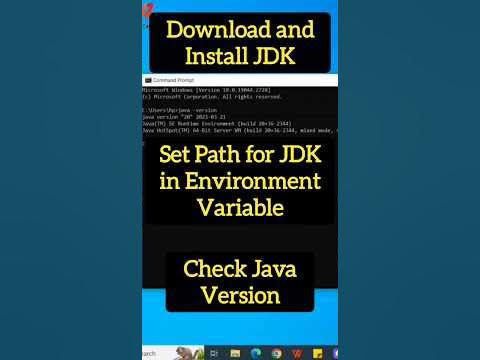 Download and Install JDK | Set Path for JDK in Environment Variables ...