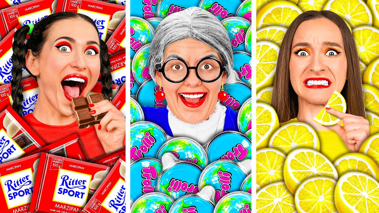 Экстремальные прятки Челлендж с Бабушкой | Сумасшедшие Идеи для Пранков от GoFun Challenge